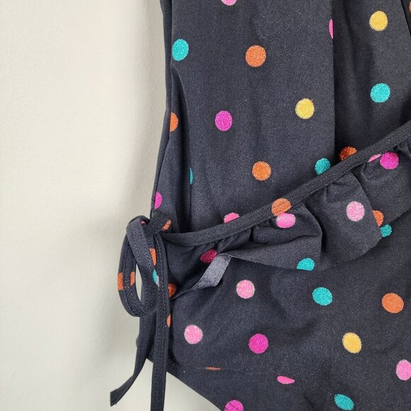 And Other Stories wrap swimsuit sz 10 women polka dot - Picture 5 of 13
